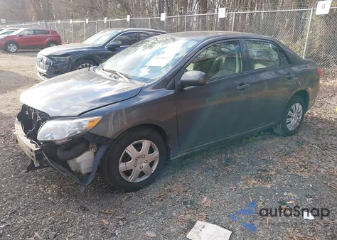 2010 Toyota Corolla Le из США, поврежденный, VIN JTDBU4EE8A9114060